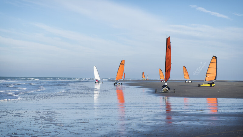 Char à voile à Fort-Mahon Plage Char à voile