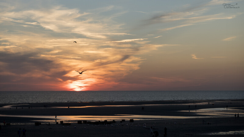 Fort-Mahon Plage Coucher de soleil