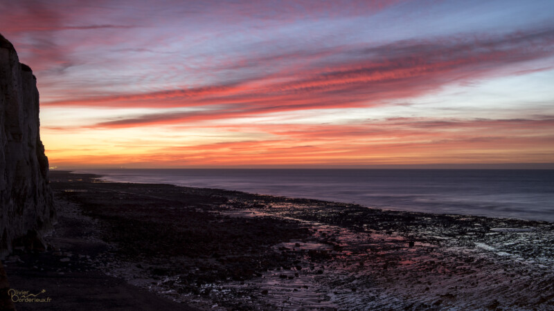 Couchers de soleil Reflets de ciel à Ault
